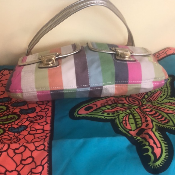 SOLD Gorgeous Coach multicolor bag - Picture 6 of 9